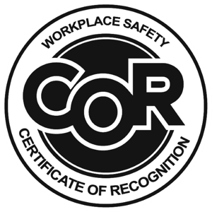 COR Workplace Safety Certificate of Recognition